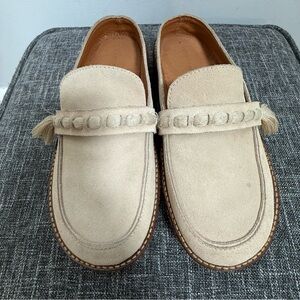 Lucky Brand Taniae Leather Cork Mules, Size 7, Great Condition!